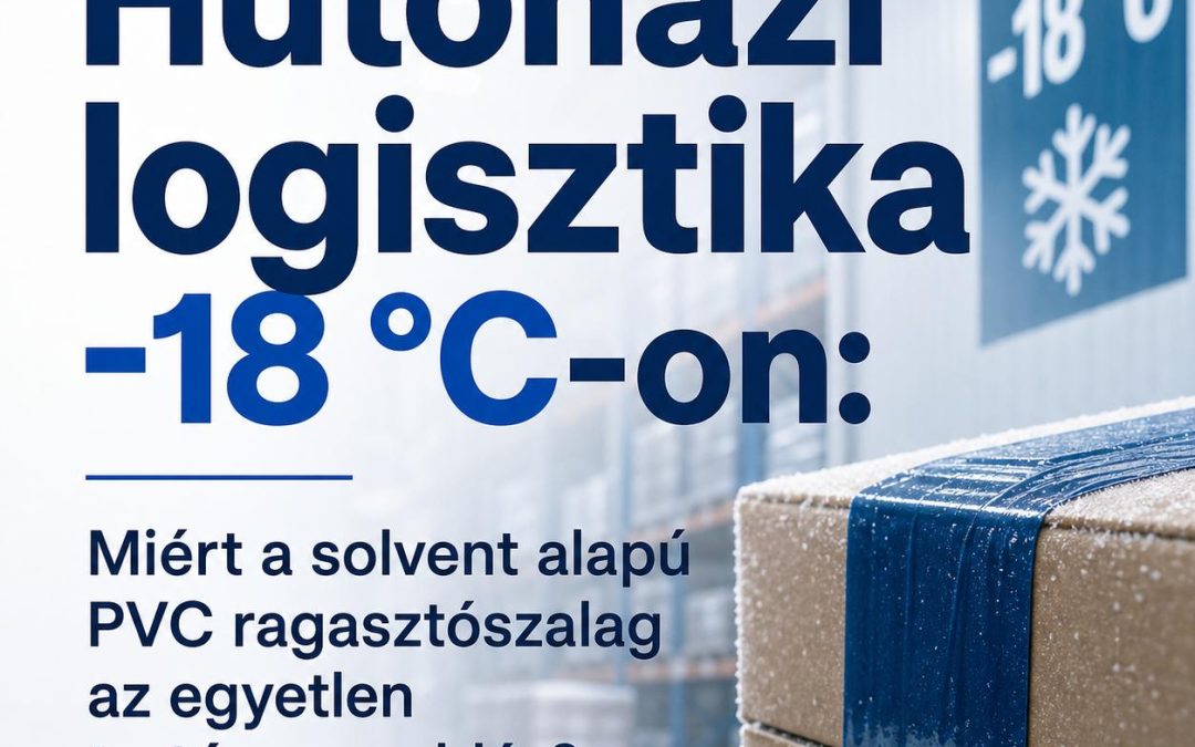 Hűtőházi logisztika -18 °C-on: Miért a solvent alapú PVC ragasztószalag az egyetlen tartós megoldás?