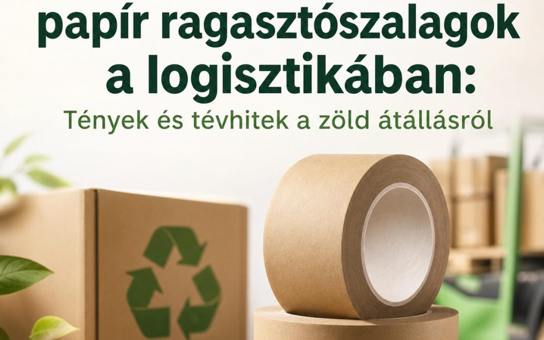 Környezetbarát papír ragasztószalagok a logisztikában: Tények és tévhitek a zöld átállásról