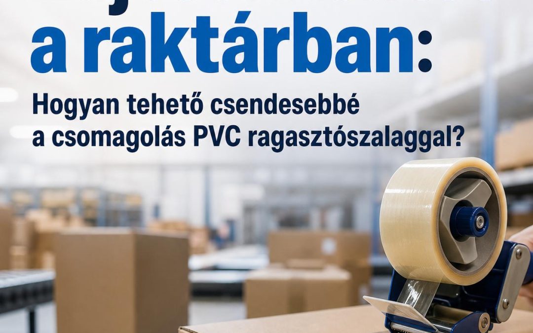 Zajcsökkentés a raktárban: Hogyan tehető csendesebbé a csomagolás PVC ragasztószalaggal?