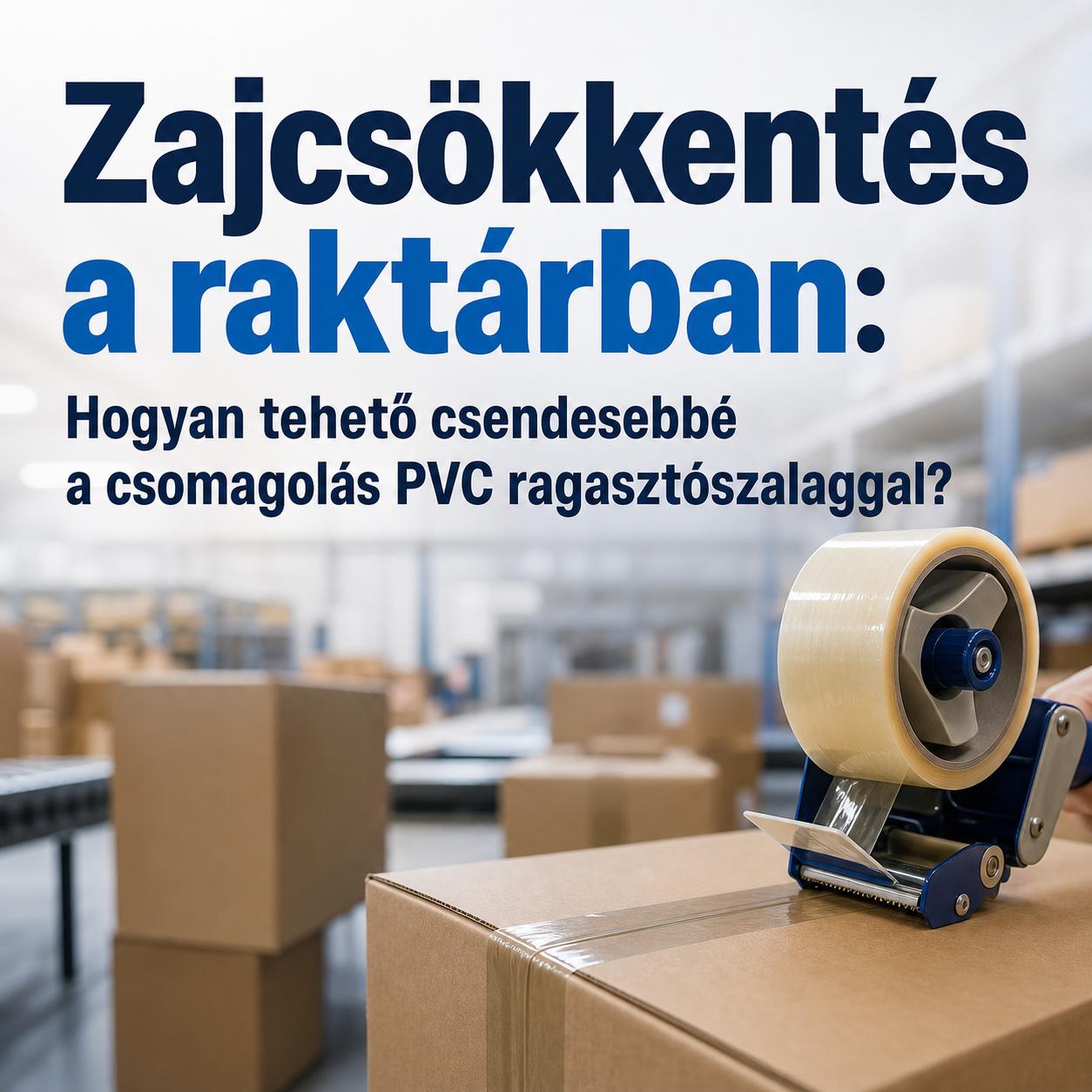 Zajcsökkentés a raktárban: Hogyan tehető csendesebbé a csomagolás PVC ragasztószalaggal? Zajcsökkentés a raktárban: Hogyan tehető csendesebbé a csomagolás PVC ragasztószalaggal?