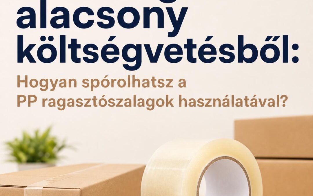 Csomagolás alacsony költségvetésből: Hogyan spórolhatsz a PP ragasztószalagok használatával?