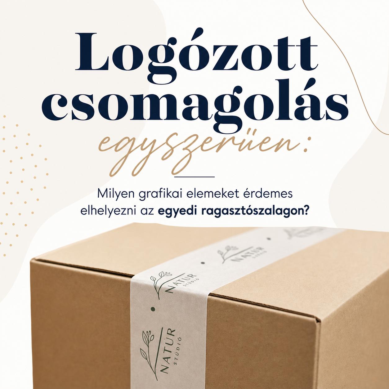 Logózott csomagolás egyszerűen: Milyen grafikai elemeket érdemes elhelyezni az egyedi ragasztószalagon? Logózott csomagolás egyszerűen: Milyen grafikai elemeket érdemes elhelyezni az egyedi ragasztószalagon?